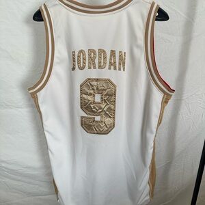 Michael Jordan Olympic Dream Team Gold Basketball Jersey